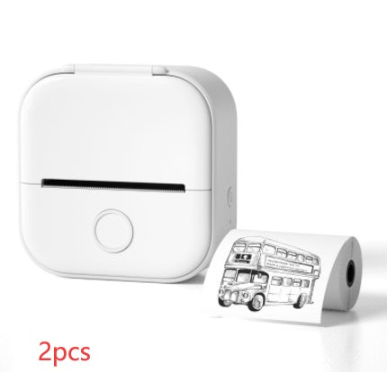 BUYFINITY Portable Mini Thermal Label Bluetooth Compatible Printer.