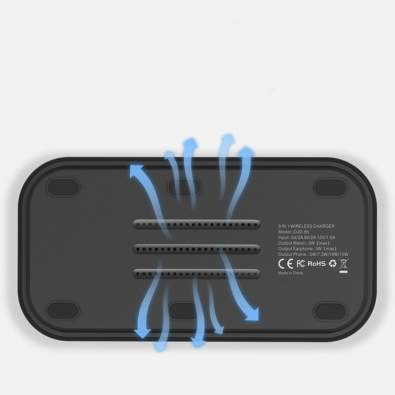 BUYFINITY Magnetic 3-in-1 Wireless Charger.