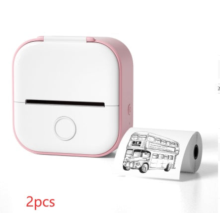 BUYFINITY Portable Mini Thermal Label Bluetooth Compatible Printer.